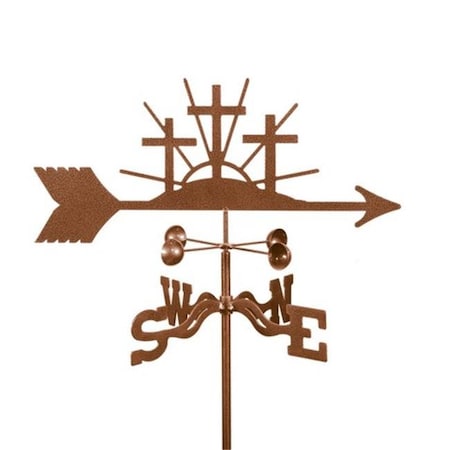 Ez Vane EZ Vane EZ1800-PT Crosses Weathervane with Post Mount EZ1800-PT